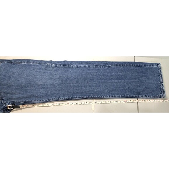 Guess Jeans Mens 34x32 Blue Rebel Straight Leg Denim Pants - Picture 6 of 7